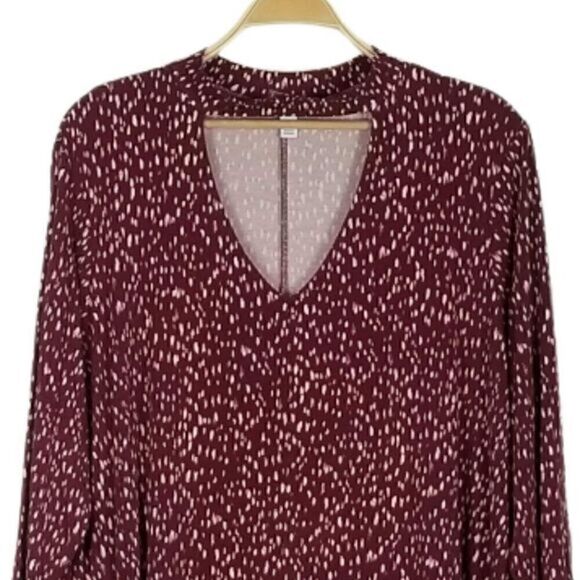 BOUTIQUE Polka Dot Printed Choker Neck Swing Dress - Picture 4 of 9